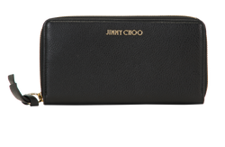 Jimmy Choo Pippa Long Wallet, Leather, Black, MII, DB/B, 3*
